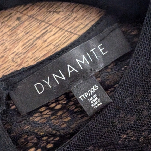 DYNAMITE Lace Jumpsuite - Picture 4 of 5